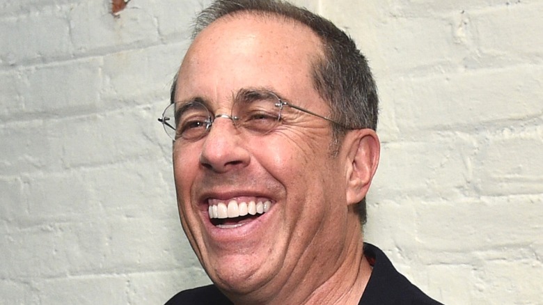 Jerry Seinfeld laughing