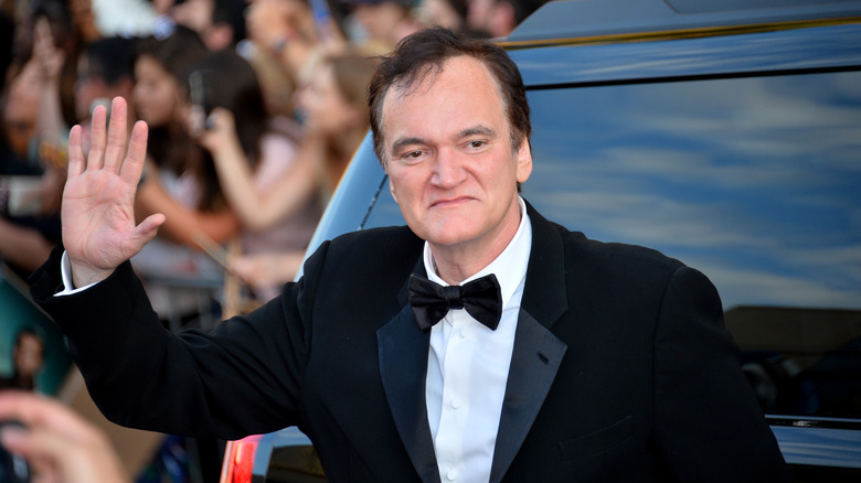 Quentin Tarantino at event