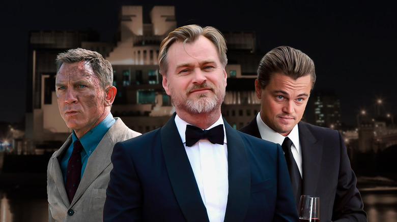 Christopher Nolan with James Bond and Leonardo DiCaprio