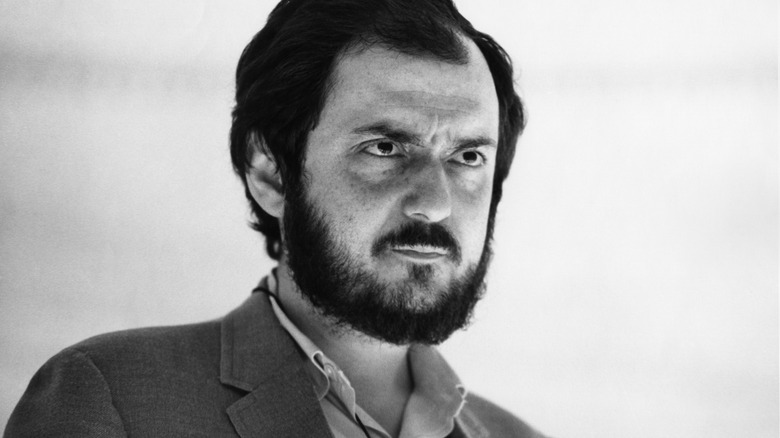 Stanley Kubrick looking serious