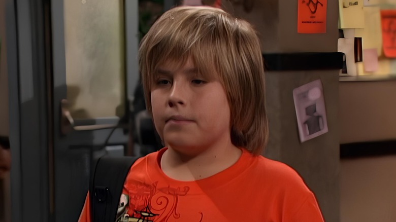 Zack Martin frowning at school
