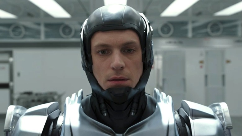 Murphy wears RoboCop's armor