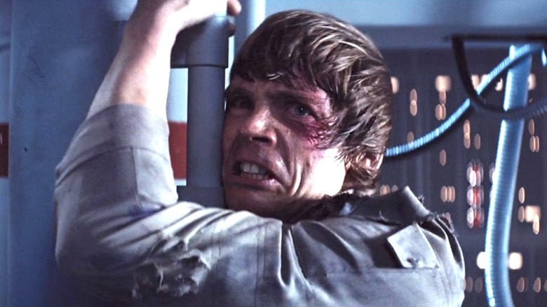 Luke Skywalker frowning