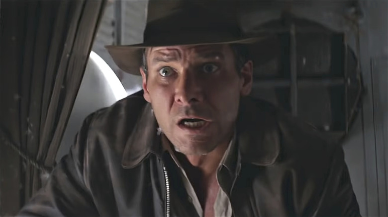 Indiana Jones looking shocked