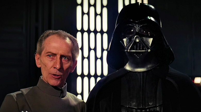 Tarkin and Vader standing together