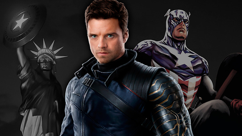 Bucky Barnes Captain America composite