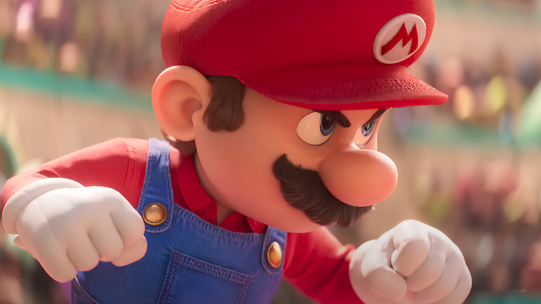 Mario squares up