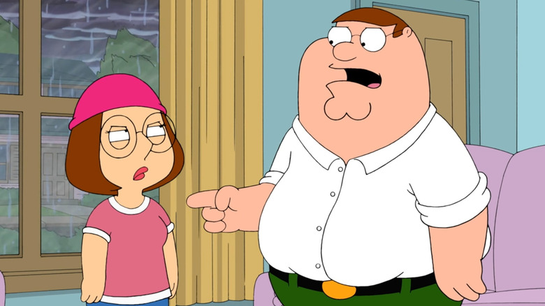 Peter arguing with Meg